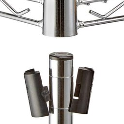 Adega Estante Arame Aço Cromado 3 Prateleiras 18 Garrafas Vinho Montável Decoração - 5