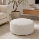 Ver imagem 2 de Sofá e Puff Orgânico Virginia 360cm Sala Boucle Bege