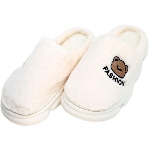 Pantufas Sapatos de Inverno Ursinho Chinelos Aconchegantes