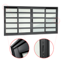 Ver imagem 3 de Janela Alumínio Elite c/Travessas 4 Folhas Moveis 100 x 150 V.Liso Preto Brimak