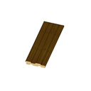 Ver imagem 1 de Painel Ripado Mdf 270x10,5x1,5cm - Imbuia
