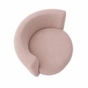 Ver imagem 5 de Poltrona Estofada 74cm x 68cm x 70cm Redonda Confortável para Sala ou Recepção Formato Orgânico