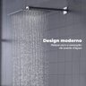 Chuveiro Ducha Quadrada Slim Cromado 20x20 - 4