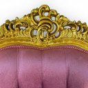 Ver imagem 7 de Par de Poltronas Classica Roxo com Dourado 95x84x75cm