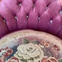 Ver imagem 6 de Par de Poltronas Classica Roxo com Dourado 95x84x75cm
