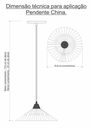 Ver imagem 3 de Luminária Teto Lustre pendente balcão cozinha sala mdf cabo:Preto