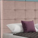 Ver imagem 6 de Cabeceira Queen 158 cm Berlin Veludo Rose Soon