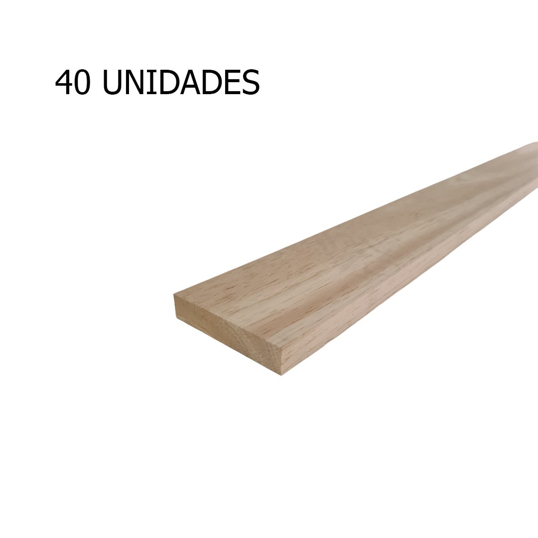 40 Ripas/sarrafos de 2x10x30 Cm Madeira de Pinus - 2