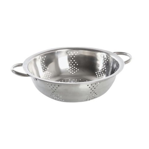 Escorredor em Inox Peneira com Alça Multiuso 25cm