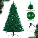 Ver imagem 5 de Árvore de Natal Pinheiro Luxo Tradicional 1,80m 720 Galhos Montagem Fácil Rápida Decoração Natalina