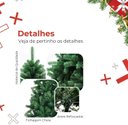 Ver imagem 6 de Árvore de Natal Pinheiro Luxo Tradicional 1,80m 720 Galhos Montagem Fácil Rápida Decoração Natalina