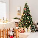 Ver imagem 2 de Árvore de Natal Pinheiro Luxo Tradicional 1,80m 720 Galhos Montagem Fácil Rápida Decoração Natalina