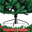 Ver imagem 4 de Árvore de Natal Pinheiro Luxo Tradicional 1,80m 720 Galhos Montagem Fácil Rápida Decoração Natalina