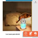 Ver imagem 4 de Luminaria Lampada Abajur Infantil de Abs Led Leãozinho Baby Style