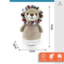 Ver imagem 2 de Luminaria Lampada Abajur Infantil de Abs Led Leãozinho Baby Style