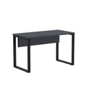 Ver imagem 7 de Mesa Madeira M120/60P25TUB 120cm Industrial Grafito e Preto Cinza