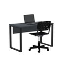 Ver imagem 4 de Mesa Madeira M120/60P25TUB 120cm Industrial Grafito e Preto Cinza
