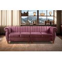 Ver imagem 2 de Sofá Realeza 4 Lugares Cor:veludo Roxo 380