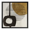 Ver imagem 6 de Kit 2 Quadros 50cm X 50cm Formas Abstratas Tropical Artes 