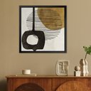 Ver imagem 3 de Kit 2 Quadros 50cm X 50cm Formas Abstratas Tropical Artes 