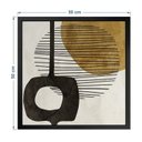 Ver imagem 5 de Kit 2 Quadros 50cm X 50cm Formas Abstratas Tropical Artes 