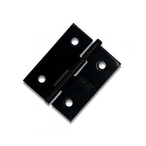 Kit 3 Dobradiça Preta Porta / Janela Pino Solto Real 2"