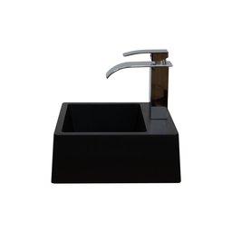 Cuba Pia para Banheiro de Apoio Lavabo 32cmx30cm - Palermo Preto - 7
