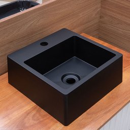 Cuba Pia para Banheiro de Apoio Lavabo 32cmx30cm - Palermo Preto - 8