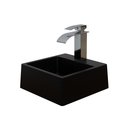 Ver imagem 6 de Cuba Pia para Banheiro de Apoio Lavabo 32cmx30cm - Palermo Preto