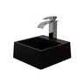 Cuba Pia para Banheiro de Apoio Lavabo 32cmx30cm - Palermo Preto - 2