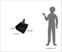 Ver mais imagens de Cuba Pia para Banheiro de Apoio Lavabo 32cmx30cm - Palermo Preto