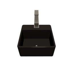 Cuba Pia para Banheiro de Apoio Lavabo 32cmx30cm - Palermo Preto - 4