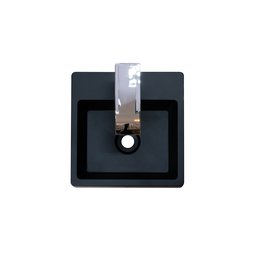 Cuba Pia para Banheiro de Apoio Lavabo 32cmx30cm - Palermo Preto - 6