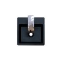 Ver imagem 4 de Cuba Pia para Banheiro de Apoio Lavabo 32cmx30cm - Palermo Preto