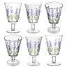 Jogo de Taças e Jarra de Cristal Lavanda Hand Painting 7 Peças - Lyor - 4