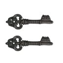 Ver imagem 1 de Kit 2 Chaves Decorativas Rústica Enfeite em Ferro Nº 02 26cm
