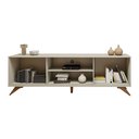 Ver imagem 6 de Rack com Painel para TV até 80 Polegadas 282CMX224CM 100% MDF Frisado Manaus Marrom