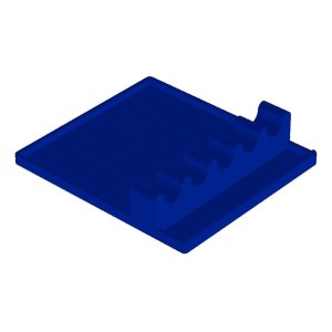 Suporte de Apoio para 5 Talheres para Bancada de Cozinha - Azul