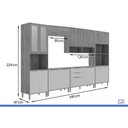 Ver imagem 3 de Cozinha Completa 6 Peças Divina C6141 Cinamomo/Off White MGM
