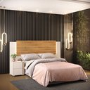Ver imagem 2 de Cabeceira Extensivel Para Cama de Casal ou Queen Rubia DJ Móveis