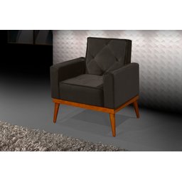 Poltrona Cadeira Decorativa Quarto Feminina Veludo Luxo - 2
