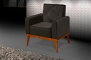 Ver imagem 2 de Poltrona Cadeira Decorativa Quarto Feminina Veludo Luxo