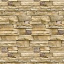 Ver imagem 3 de Papel de Parede Adesivo Pedras Rústicas Tons Amarelados 15m