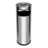 Lixeira Cinzeiro Em Aço Inox Aro Em Aluminio 30 Litros - 1