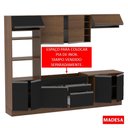Ver imagem 7 de Cozinha Completa Vicenza Armário Balcão Preto Rustic Madesa