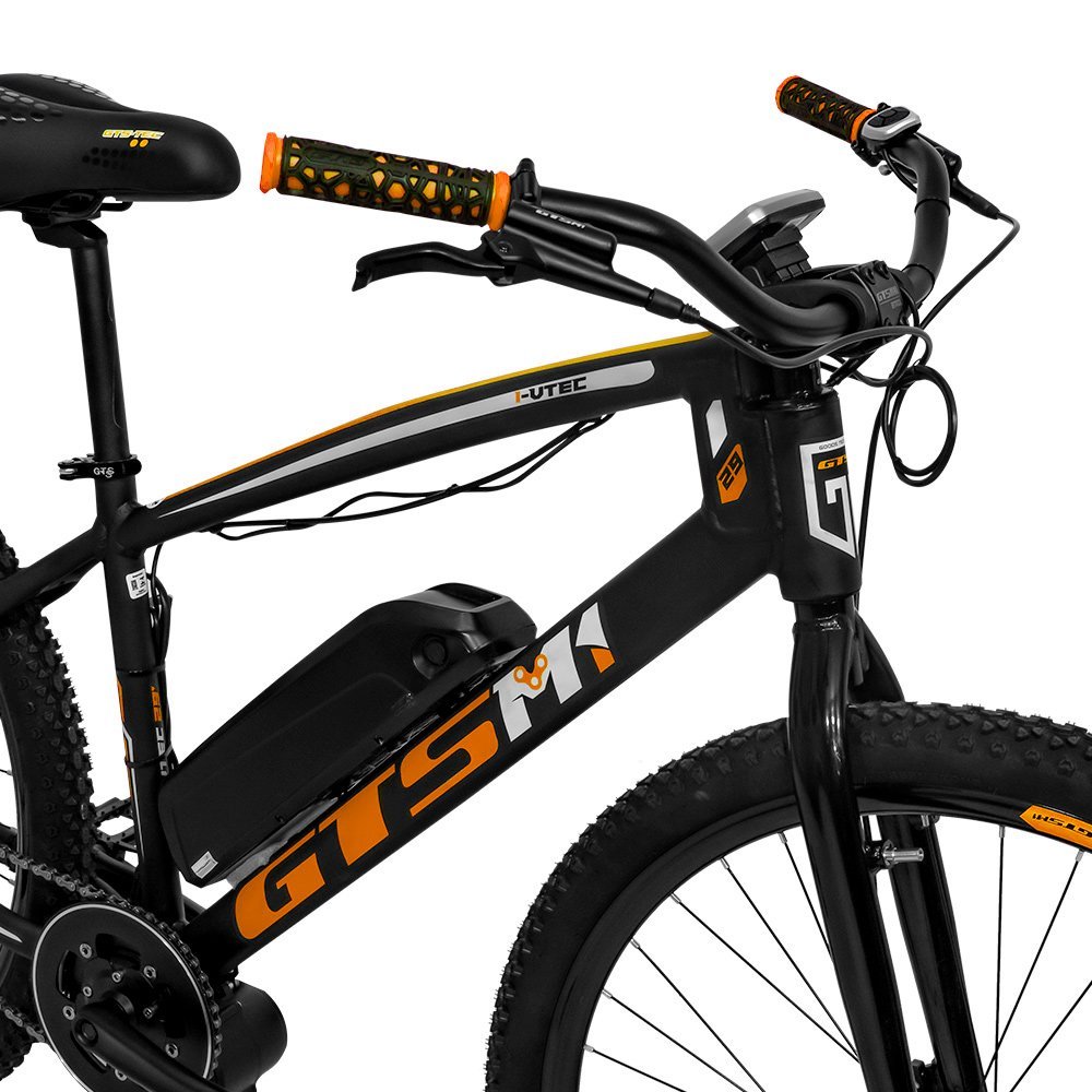 Bicicleta Elétrica GTS aro 29 Freio a disco Hidráulico 350W Bateria 10Ah / GTS M1 I-VTEC Beach Caiça - 4