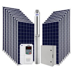 Kit Bomba Submersa Energia Solar Irrigação 4CV Até 76800L/d - 1