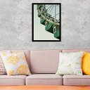 Ver imagem 2 de Quadro Fotografia Roda Gigante 24x18cm - com vidro:Madeira branca