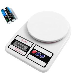 Balança Branca Digital Precisão para Cozinha Dieta 10kg