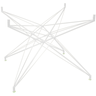 Base de Mesa Estrela Quadrada Linha Color - Branca - Grande - 1